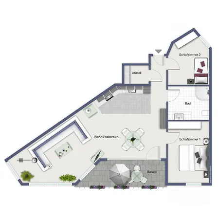 Apartmán Atlantik 108 Ostseebad Kühlungsborn